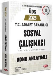 T.C. Adalet Bakanlığı ÜDS Sosyal Çalışmacı Konu Anlatımlı - Data Yayınları