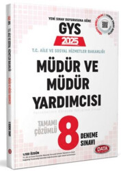 T.C. Aile ve Sosyal Hizmetler Bakanlığı GYS Müdür ve Müdür Yardımcısı Tamamı Çözümlü 8 Deneme Sınavı - 1