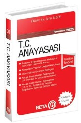 T.C. Anayasası - Temmuz 2025 - Beta Yayınevi