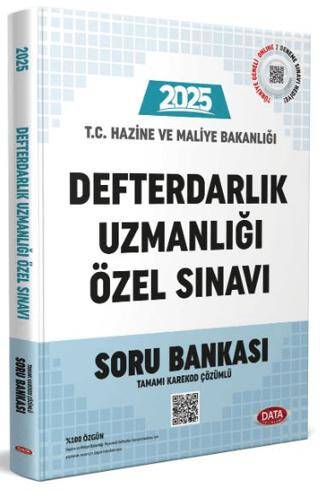T.C. Hazine ve Maliye Bakanlığı Defterdar Uzmanlığı Özel Sınavı Soru Bankası Karekod Çözümlü - 1