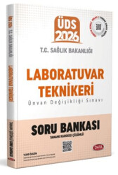 T.C. Sağlık Bakanlığı ÜDS Laboratuvar Teknikeri Kadrosu Soru Bankası Karekod Çözümlü - Data Yayınları