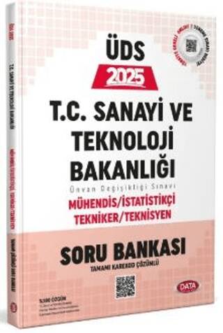 T.C Sanayi ve Teknoloji Bakanlığı UDS Mühendis - İstatistik - Tekniker - Teknisyen Konu Anlatımlı Soru Bankası - 1