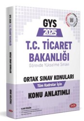 T.C. Ticaret Bakanlığı Gys Ortak Sınav Konuları Konu Anlatımlı - 1