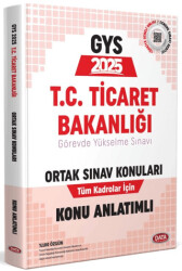 T.C. Ticaret Bakanlığı Gys Ortak Sınav Konuları Konu Anlatımlı - Data Yayınları
