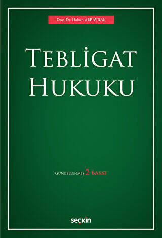 Tebligat Hukuku - 1