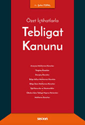 Tebligat Kanunu - 1