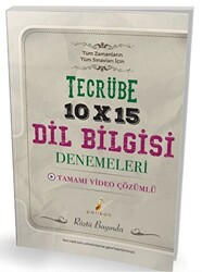 Tecrübe 10x15 Video Çözümlü Dil Bilgisi Denemeleri - 1