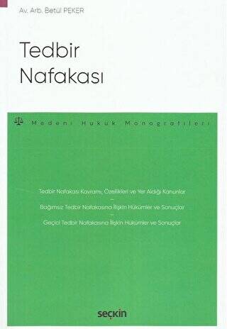 Tedbir Nafakası - 1