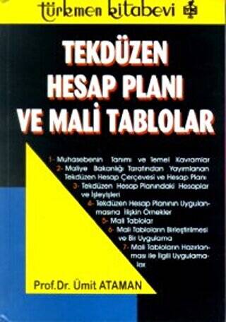 Tekdüzen Hesap Planı ve Mali Tablolar - 1