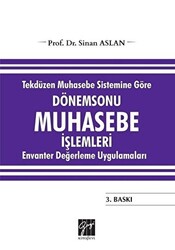 Tekdüzen Muhasebe Sistemine Göre Dönemsonu Muhasebe İşlemleri - 1