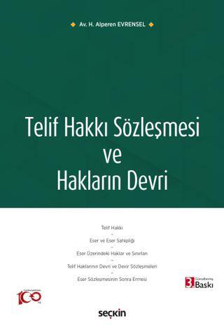 Telif Hakkı Sözleşmesi ve Hakların Devri - 1