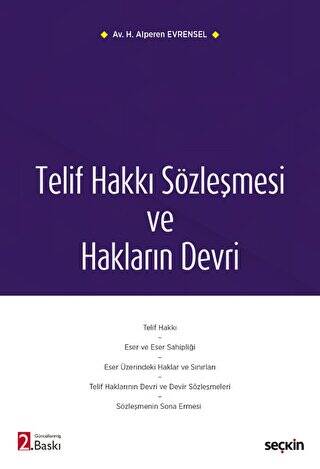 Telif Hakkı Sözleşmesi ve Hakların Devri - 1