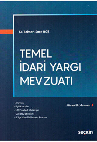 Temel İdari Yargı Mevzuatı - 1