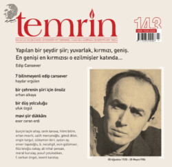 Temrin Düşünce ve Edebiyat Dergisi Sayı: 143 Mayıs - Haziran 2025 - Temrin Dergisi