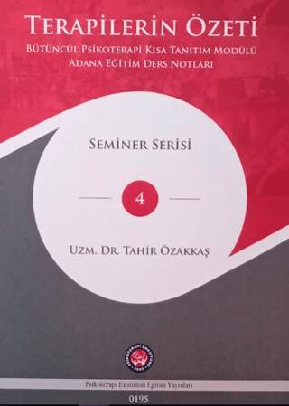Terapilerin Özeti - 1
