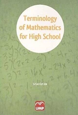 Terminology of Mathematics for High School - 1