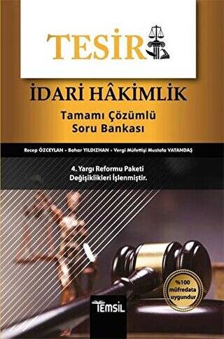 Tesir İdari Hakimlik Tamamı Çözümlü Soru Bankası - 1