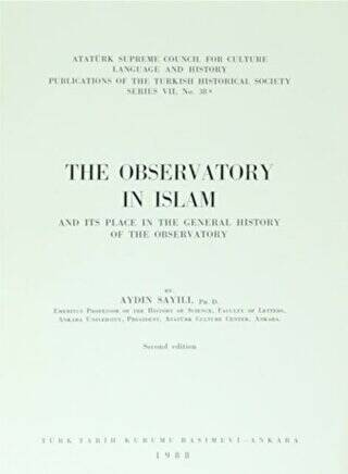 The Observatory ın Islam and Its Place In The General History Of The Observatory - 1