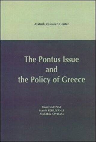 The Pontus Issue and The Policy of Greece - 1