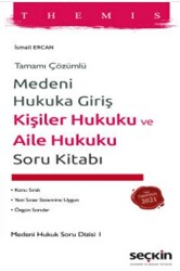 THEMIS - Medeni Hukuka Giriş Kişiler Hukuku ve Aile Hukuku Soru Kitabı - 1