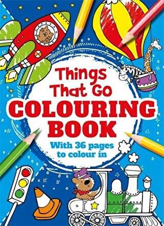 Things That Go Colouring Book - 1