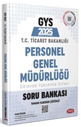 Ticaret Bakanlığı Personel Genel Müdürlüğü GYS Soru Bankası - 1