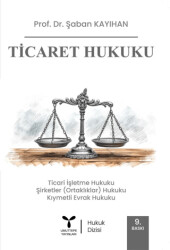 Ticaret Hukuku - Umuttepe Yayınları