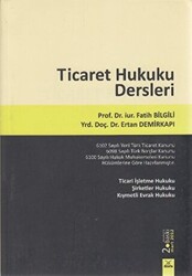 Ticaret Hukuku Dersleri - 1