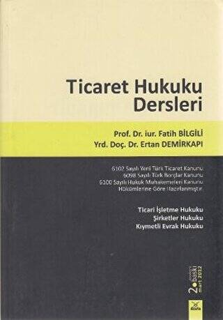 Ticaret Hukuku Dersleri - 1