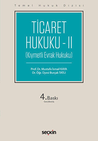 Ticaret Hukuku – II THD - 1
