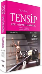 Ticaret Hukuku - Tensip Adli ve İdari Hakimlik Tamamı Çözümlü Çıkmış Sorular - 1