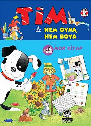 Tim ile Hem Boya Hem Oyna Mor Kitap - 1