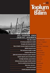 Toplum ve Bilim Dergisi Sayı: 145 Ekim 2018 - 1