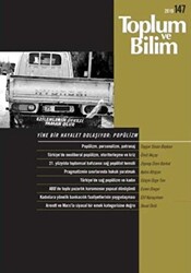 Toplum ve Bilim Dergisi Sayı: 147 - İletişim Yayınevi