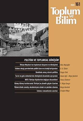 Toplum ve Bilim Dergisi Sayı: 161 - 1