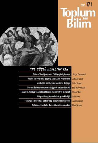 Toplum ve Bilim Dergisi Sayı: 171- 2025 - 1