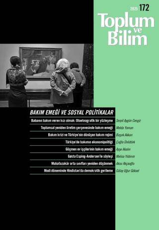 Toplum ve Bilim Dergisi Sayı: 172 - 1