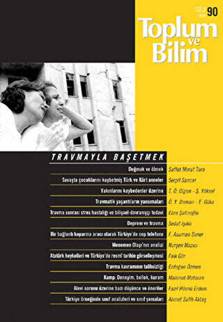 Toplum ve Bilim Sayı: 90 - 1