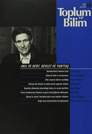 Toplum ve Bilim Sayı. 99 - 1