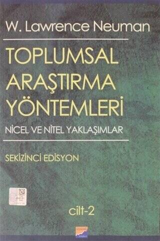 Toplumsal Araştırma Yöntemleri 2. Cilt - 1
