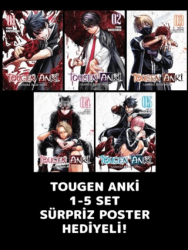 Tougen Anki 1-5 Poster Hediyeli Set - Komikşeyler Yayıncılık