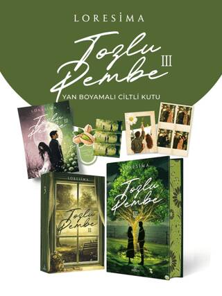 Tozlu Pembe 3 – Tek Kitaplık Kutu Yan Boyamalı - 1