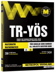 TR-YÖS Matematik Tüm Konular Soru Bankası - Metropol Yayınları