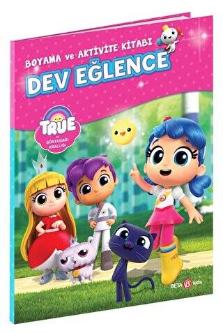 True Ve Gökkuşağı Krallığı Boyama Ve Aktivite Kitabı Dev Eğlence - 1