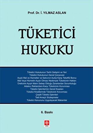 Tüketici Hukuku - 1