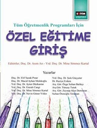 Tüm Öğretmenlik Programları İçin Özel Eğitime Giriş - 1