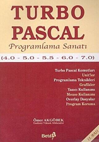 Turbo Pascal Programlama Sanatı - 1