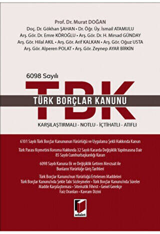 Türk Borçlar Kanunu - 1