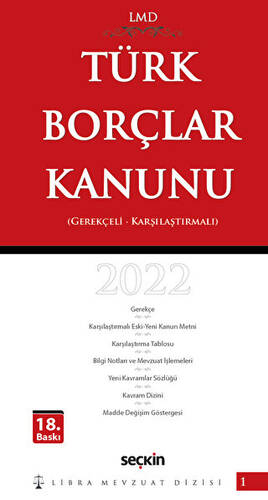 Türk Borçlar Kanunu - LMD - 1 - 1