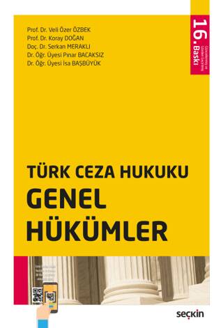 Türk Ceza Hukuku Genel Hükümler - 1